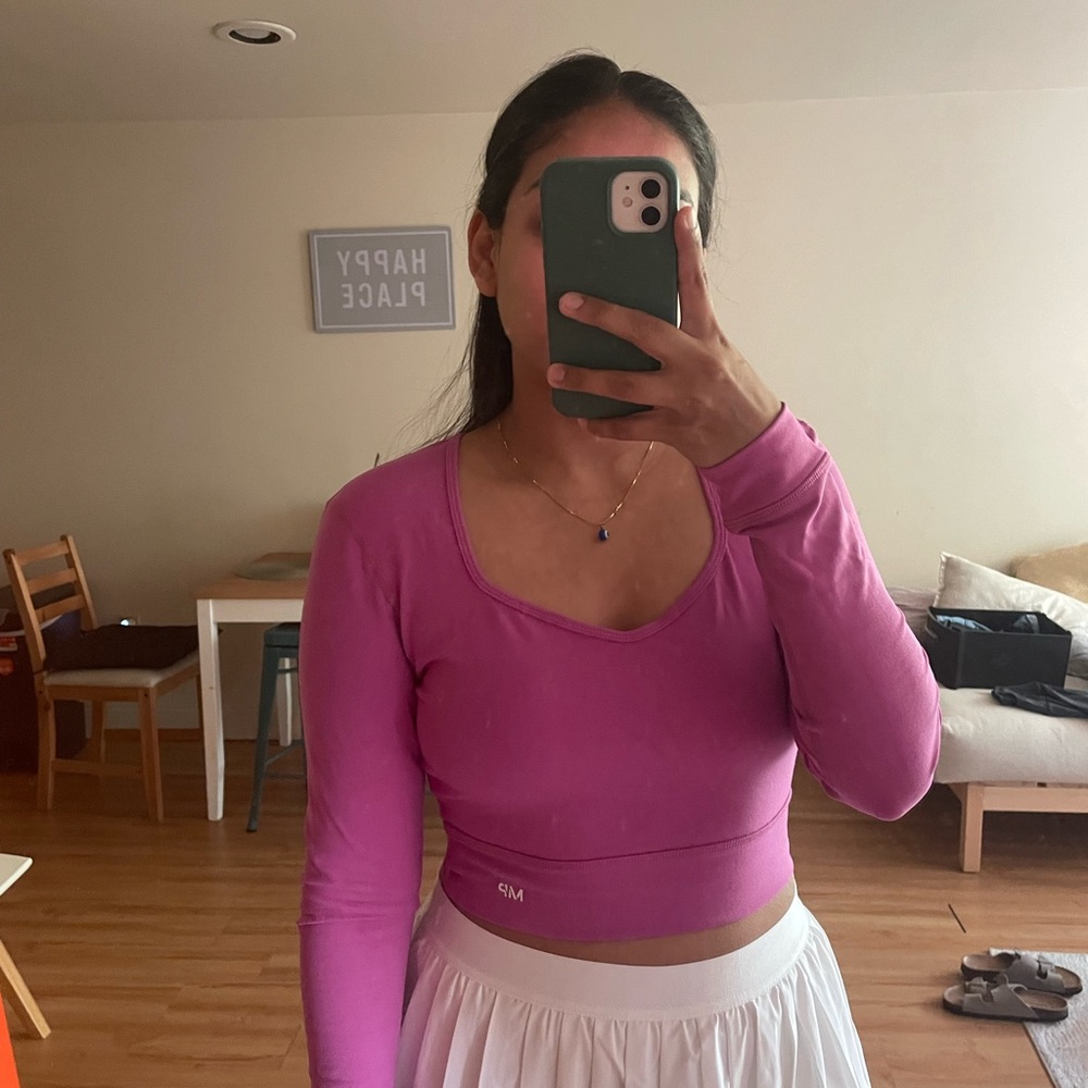 NWT pink workout top